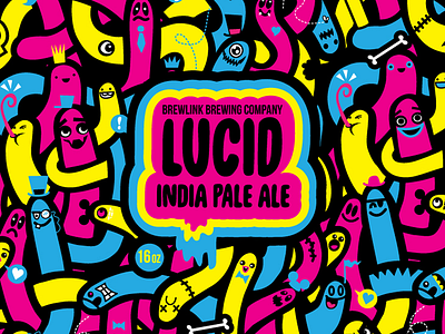 Lucid IPA - Can Design beer beer art beer branding beer can beer design beercan can design craft beer lucid words