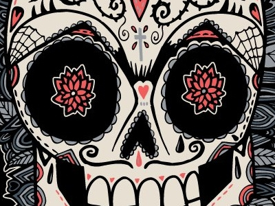 Sugar Skull designs, themes, templates and downloadable graphic