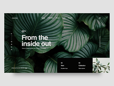 Nature Style Landing Page