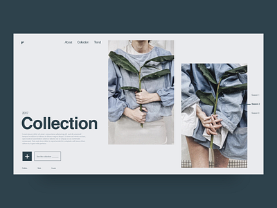 By Bambina | Website clothing grid helvetica layout minimal project ui website