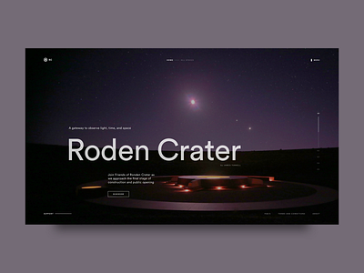 Roden Crater - Concept