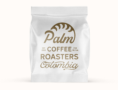 Palm Frac Pack branding coffee collaboration concept design dribbble hand drawn illustration lettering lettering logo logo minimal package packaging retro retro font roastery typography vintage whitespace