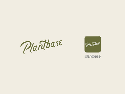 Plantbase Lettering app app design application branding branding and identity concept hiphop interface launch lettering logo logotype retro script sketch ui uiux user ux vintage