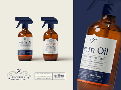 Neem Oil Label Design