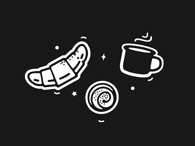 Coffee + Breakfast Menu Icons