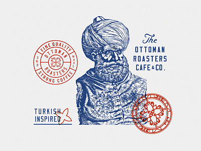 The Ottoman Roasters Updates branding custom design engraving icon identity illustration istanbul lettering logo retro vintage