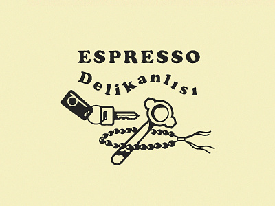 Espresso Delikanlısı branding coffee concept design espresso icon identity illustration logo retro sticker vintage