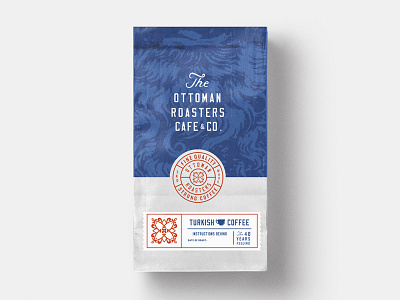 The Ottoman Roasters Packaging badge branding coffee concept identity illustration label lettering logo packaging typography