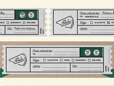 Oteki Pizza Labels for Box