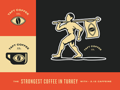 Taft Coffee Co. pt.2 art badge brand branding coffee color concept design icon identity illustration istanbul label lettering logo packaging retro typography vector vintage