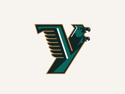 'Y' Lettermark for YEFI badge brand branding color concept craft craft beer design eagle eagles icon identity illustration lettermark logo retro type typography vector vintage