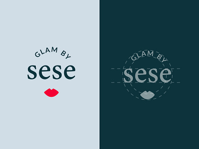 Glam by Sese brand brand identity branding branding design icon logo logo design logodesign