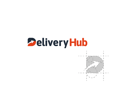 Delivery Hub Logo brand brand identity branding branding design delivery delivery logo icon logo