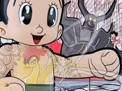 Astro Boy - Hi No Tori (Phoenix) Cross over anime astro boy hi no tori manga osamu tezuka pluto pop art tetsuwan atomu uran