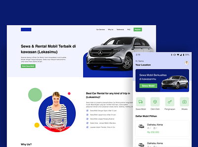 Car Rental app automotive car design mobile app rental ui ux web