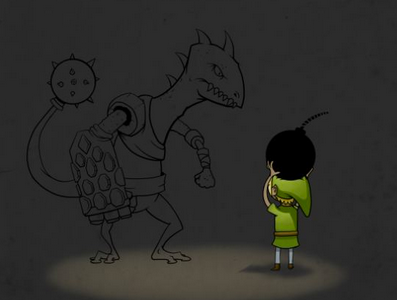 Zelda WIP digital illustration link monsters nintendo