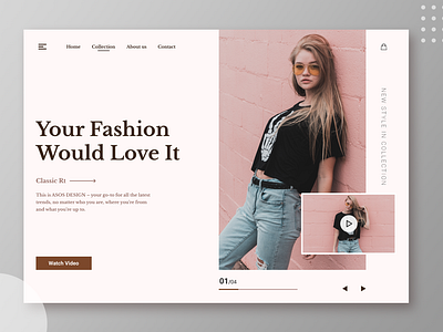 Shot Web design Fashion