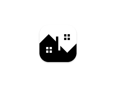 Yin Yang House Logo balance harmony home house realestate