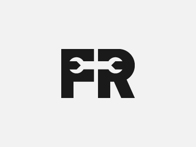 FR Logo (Repair Service) fr fr logo fr monogram repair logo settings logo