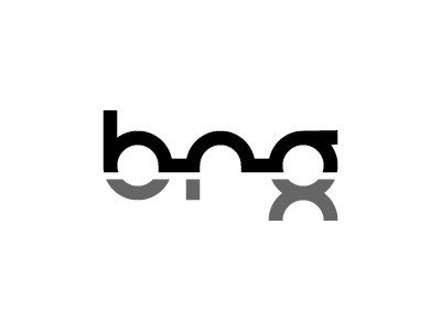 Bridge (BRG) Logo brg brg logo brg monogram bridge logo reflection reflection logo shadow shadow logo typographic logo