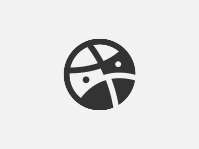 Yin Yang Dribbble balance ball basketball black white black and white bw dribbble dribbble logo famous logo harmony logo monogram ninja opposite pirate sports vice versa yin yang yin yang yinyang