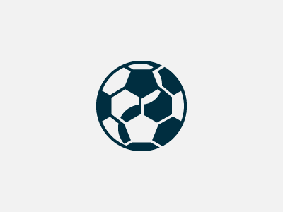 Yin Yang Football Logo athletic ball black and white football soccer sports yin yang