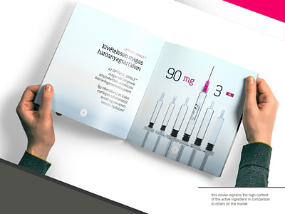 Brochure Design 3d modeling 3d rendering branding brochure c4d design graphic design medical device pharmaceuticals redshift visualization