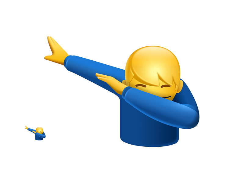 Dab Emoji by André Gonçalves for Fueled on Dribbble