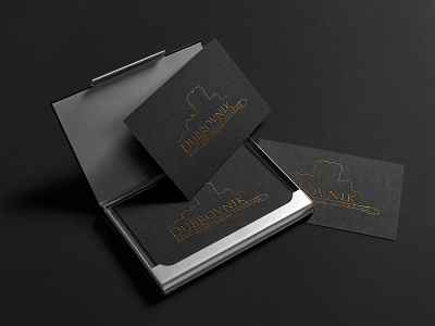 Restaurant Dubrovnik business card design