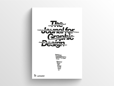 Rezn8 — The Journal for Graphic Design I. graphic design magazine cover typography