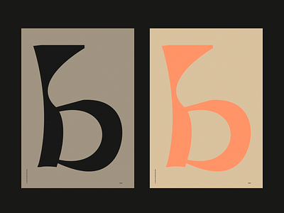 Letter exploration poster | elegant b branding graphic design identity design illustration lettering logo poster typography