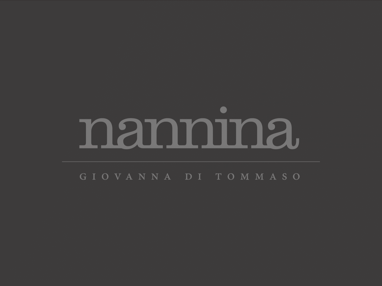 Nannina Rebrand | Logo Animation branding design graphic design identity design logo typography webdesign