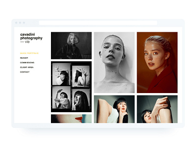 Cavadini | Identity & Website identity design webdesign