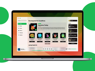 Spotify | UI Concept app concept design flat graphic design minimal music spotify ui