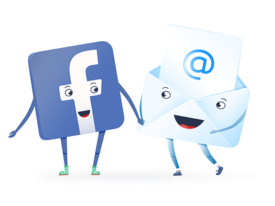 Add Email character email facebook letter