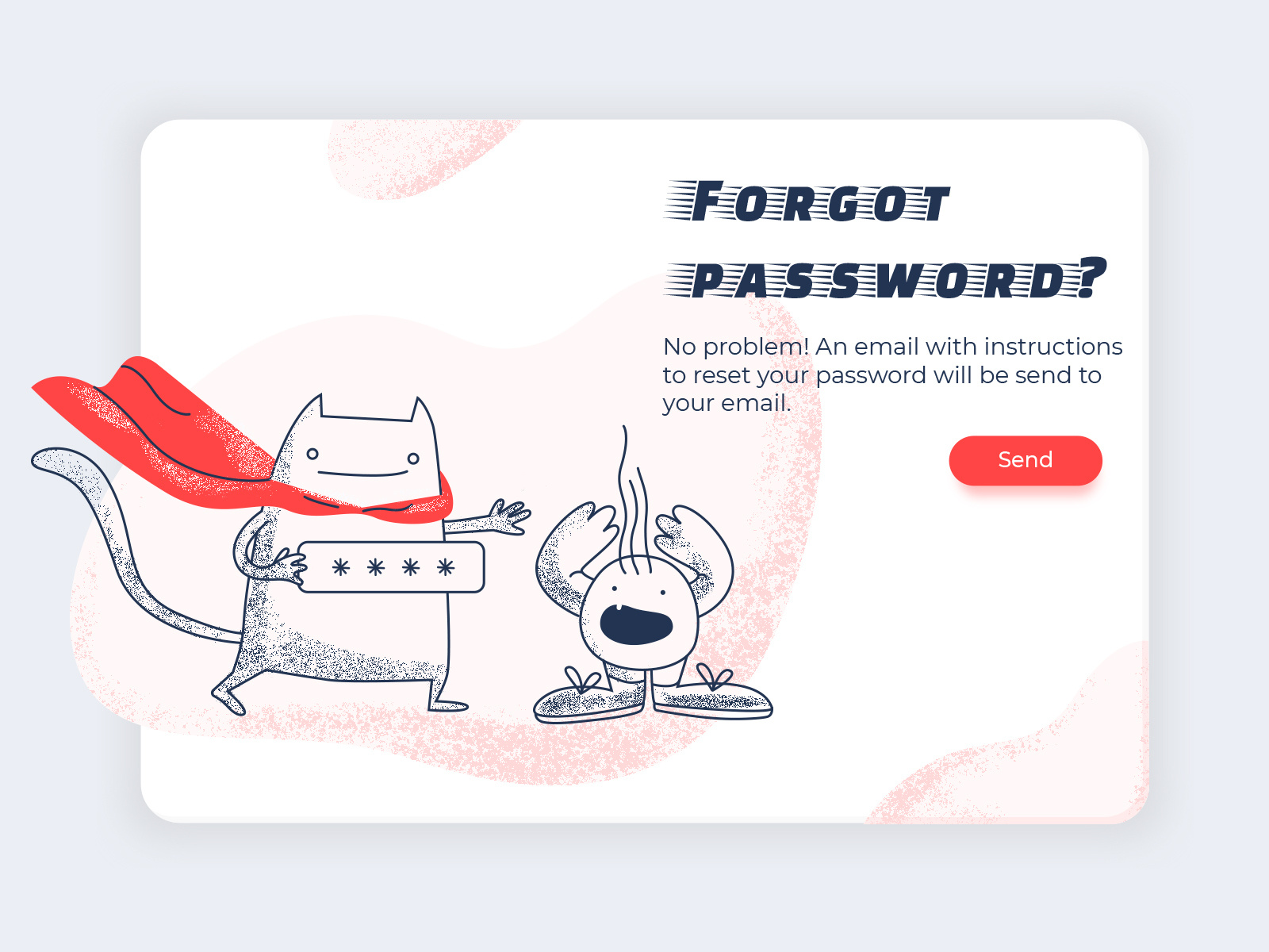 Forgot password by Tanya Denysenko on Dribbble