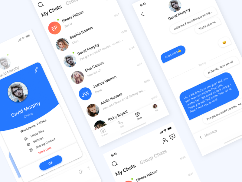 Messenger for iPhone X by Lily on Dribbble