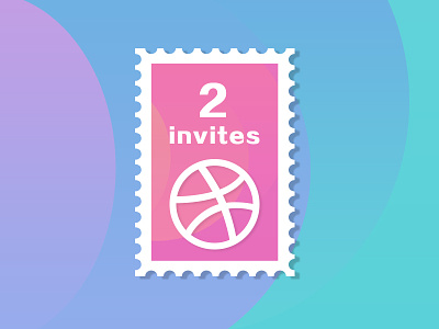 2 Dribbble Invites ! community draft drafting dribbble invitation invite invites player