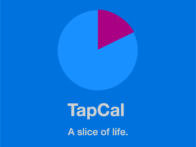 TapCal: A slice of life. icon iphone splash