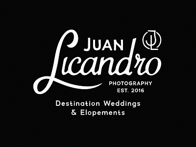 Juan Licandro Photography adventure branding design graphic design hand drawn handlettering identity lettering logo logodesign logomarks logotype photography typography weddingphotography