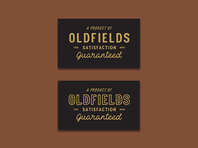 Oldfields Mfg. Co. adventure badgedesign graphic design lettering military typorgraphy vintage art