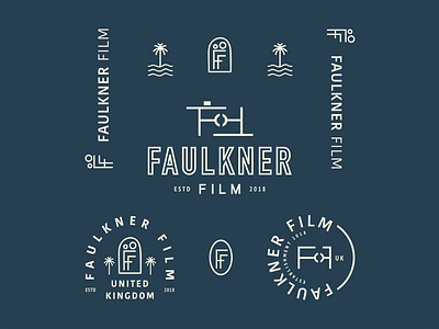 Faulkner Film adventure adveristing branding concept design film graphic design logo logotype photograhy typography