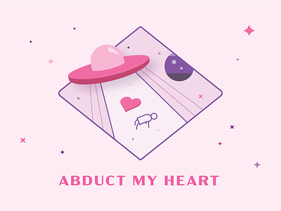 Abduct My Heart aliens ufo valentines valentines day