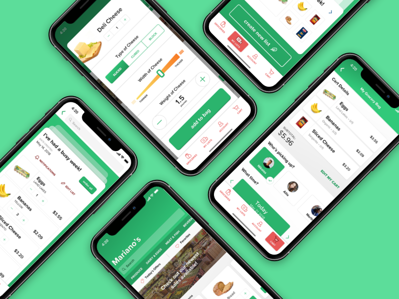Grocery App by Nathan Lunsford | Dribbble | Dribbble