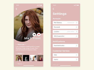 Daily UI Challenge - #007 Setting app daily 100 challenge dailyui dailyuichallenge design ios models settings ui uidesign ux uxdesign