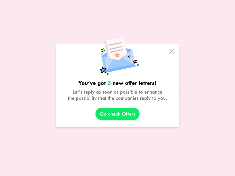 Daily UI Challenge - #016 Pop-Up / Overlay overlay popup offer scout app design ux ui uxdesign uidesign dailyui dailyuichallenge daily 100 challenge