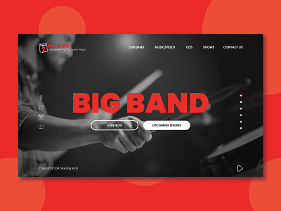 Big Band Website Redesign