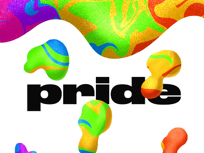 Pride 2020 2d illustration pride procreate social media texture typography