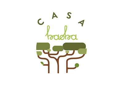 Casa Baoba - Logo Design connection education logo tree