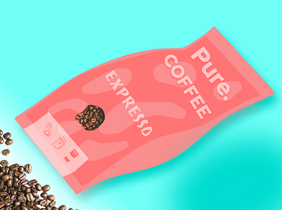 Expresso - Dribbble Coffee packaging design challenge brainstorming branding challenge coffee design identity packaging